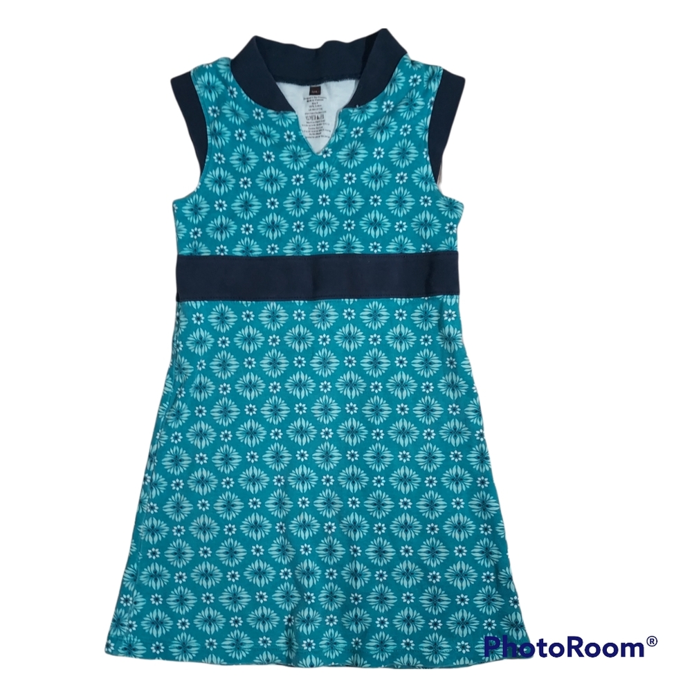 Tea Collection blue cotton dress 6